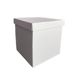 Подарункова коробка двосторонній картон "Біла" (25х25х25) white-9 фото 1