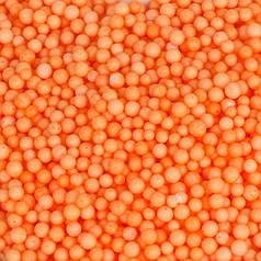 Пінопластові кульки 2-3 мм (Помаранчеві) 1л peno-orange фото