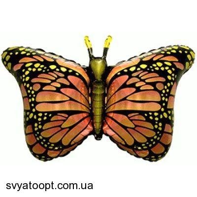 Фольгована фігура велика Метелик Помаранчевий Flexmetal (в Інд. уп.) 1207-3409 фото