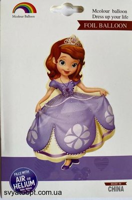 Фольгована фігура Принцеса Софія (Китай) в Індивідуальній упаковці С-033 фото