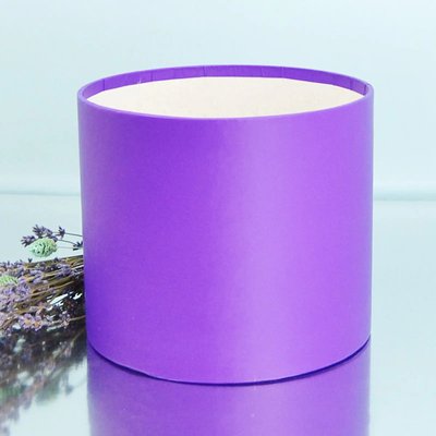 Капелюшна коробка Фіолетова (Середня D18) DE-70201s фото