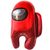 Фольгована фігура Космонавтик - червоний (Китай) (в індив. упаковці) J-042 фото