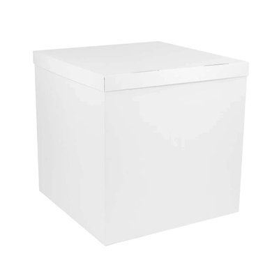 Коробка-сюрприз для кульок "Біла" (70х70х70) korobka-white фото