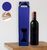 Подарункова коробка для пляшки "Синя" (двосторонній картон 35х9 см) korbdarkblue фото