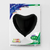 Фольга сердце 36" Пастель черное в Инд. упаковке (Grabo) 3204-0090 фото