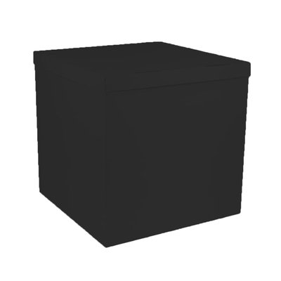 Коробка-сюрприз для кульок "Чорна" (70х70х70) korobka-black фото