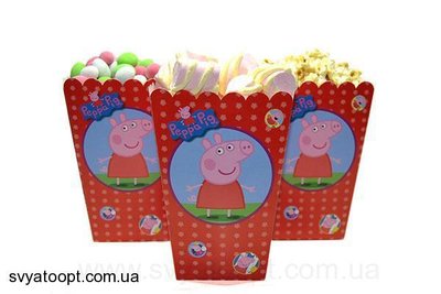 Коробочки для солодощів Свинка Пепа (5шт/уп) 2010 фото