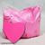 Конфетті сердечки 50 грамм рожеві 25 мм 3648 фото