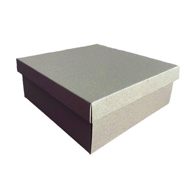 Подарункова коробка двосторонній картон "Крафтова" (25х25х9) kraft-3 фото