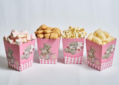 Коробочки для солодощів Ведмедики Тедді (рожеві) 7007-0024 фото