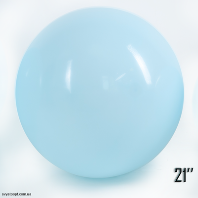 Куля-гігант Art-Show 21"/051 (Macaron blue/Макарун блакитний) (1 шт) GB21-21 фото