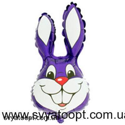 Фольгированная фигура большая Кролик Фиолетовый 0409 Flexmetal (в Инд. уп.) 1207-0409 фото