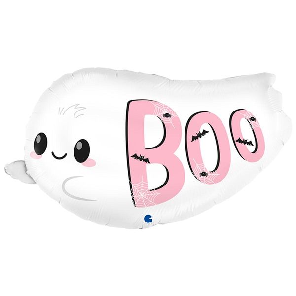 Фольгована фігура велика Halloween привидение Boo (Grabo) 3207-3292 фото