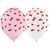 Шары Belbal 12" B105 (Сердца красные маленькие на розовом и кристалле) (25 шт) 3103-1140 фото