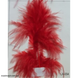 Декоративные перья красные 6345 фото 1