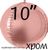 Фольга 3D сфера Хром сатин рожеве золото (10") Китай 10011 фото