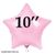 Фольга Китай маленькая Звезда 10" розовая макарун 4738 фото