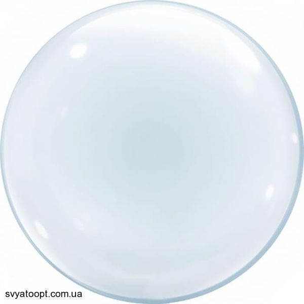 Куля Bubbles сфера 10" прозора Т-124 фото