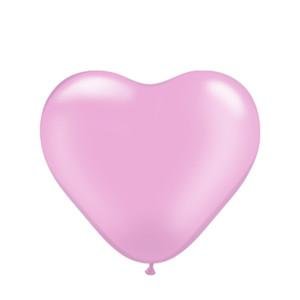 Кулі-серця Калісан 12" (Ніжно-рожевий (Light pink)) (100 шт) KLH12-005 фото