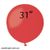 Шар-сюрприз Gemar 31" G220/45 (Красный) (1 шт) 3102-0001 фото