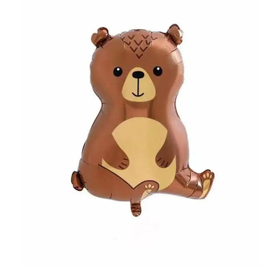 Фольгована фігура Лісовий Ведмідь в індивідуальній упаковці (Китай) K-5422 фото