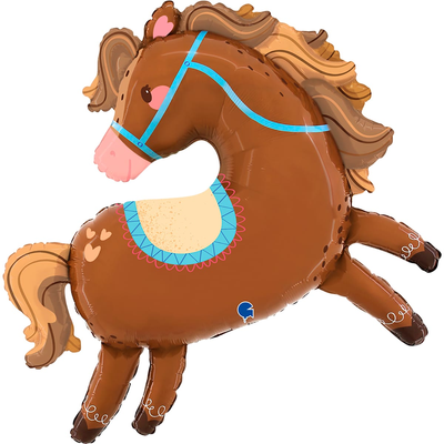 Фольгированная фигура Игривая лошадь Grabo 3207-3666 фото