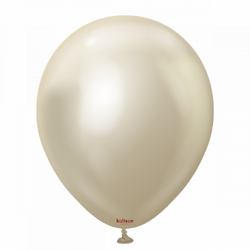 Шары Калисан 12" (Хром белое золото (Mirror white gold)) (50 шт.) 11250112 фото