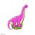 Фольгированная фигура Динозавр 7 (розовый) (Китай) (в инд. упаковке) 5126 фото