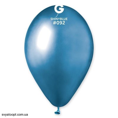 Шары Gemar 13" G120/92 (Хром синий Shiny) (50 шт) 1102-3169 фото
