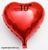 Фольга Китай маленьке серце 10" червоне 6289 фото