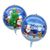 Фольга 3D сфера Синя Merry Christmas Китай (22") 22203 фото