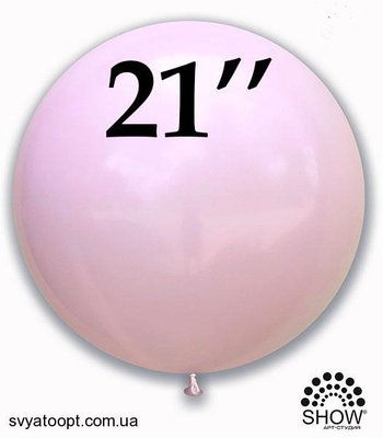 Куля-гігант Art-Show 21"/031 (Macaron pink/Макарун рожевий) (1 шт) GB21-20 фото