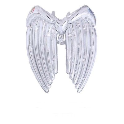 Фольгована фігура Крила ангела Срібні (Китай) (в індив. упаковці) Т-218 фото