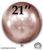 Куля-гігант Art-Show 21"/ 204 (Brilliance rose pink/ Діамантове рожеве золото) (1 шт) GB21-16 фото