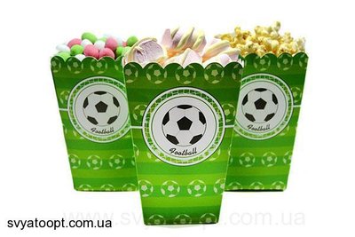 Коробочки для солодощів Футбол (5шт/уп) 2058 фото