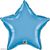 Хром фольга Звезда Синяя 20" 3204-0600 фото