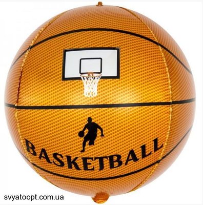 Фольга 3D сфера Баскетбольний м'яч Китай (22") 22068 фото