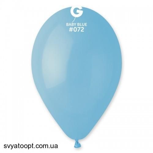 Шары Gemar 13" G120/72 (Матовый голубой) (100 шт) 4037 фото