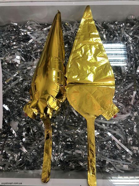 Фольга 3D Ежик золото (составной) (100*100 см) Китай 5822 фото