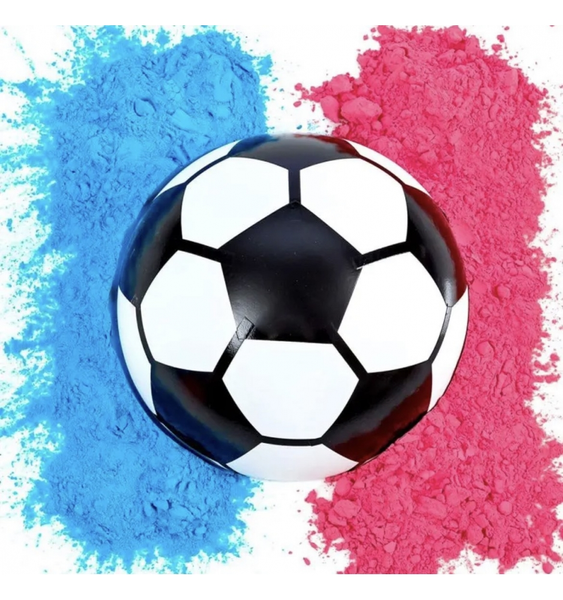 М'яч футбольний для гендерної вечірки (колір на вибір) 0501 фото