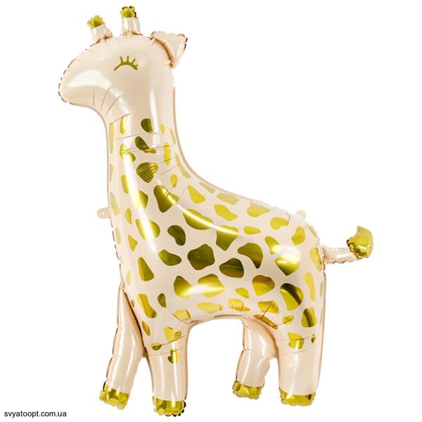 Фольгована фігура велика Жираф Partydeco 3207-3027 фото