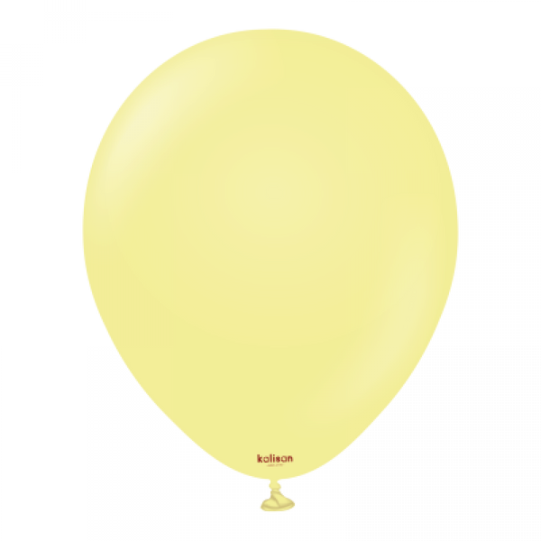 Шары Калисан 5" (Макарун желтый (Macaron yellow)) (100 шт) 10530051 фото
