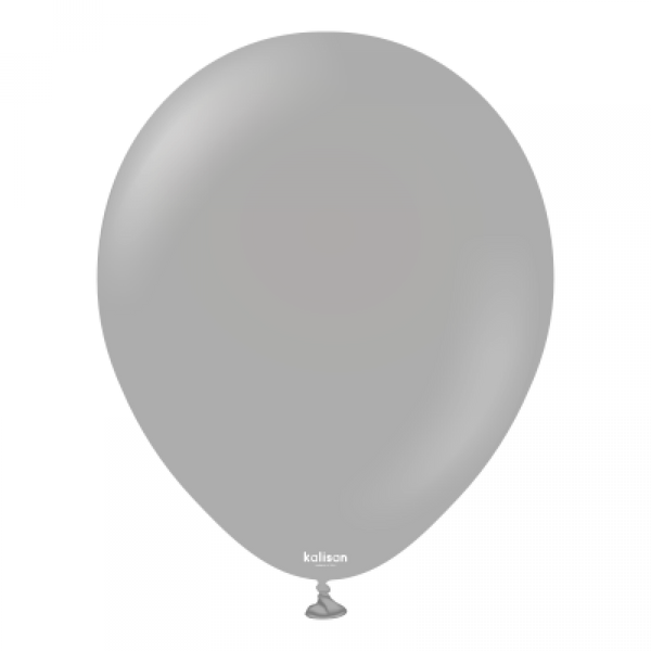 Шары Калисан 12" (Серый (gray)) (100 шт) 11223351 фото