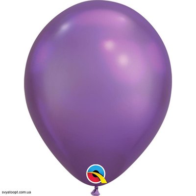 Воздушные шарики Qualatex Хром 7" (18 см) Фиолетовый (Purple) 3102-0499 фото