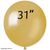 Куля-сюрприз Gemar 31" G220/74 (Металік сатин золото) (1 шт) 1102-3145 фото