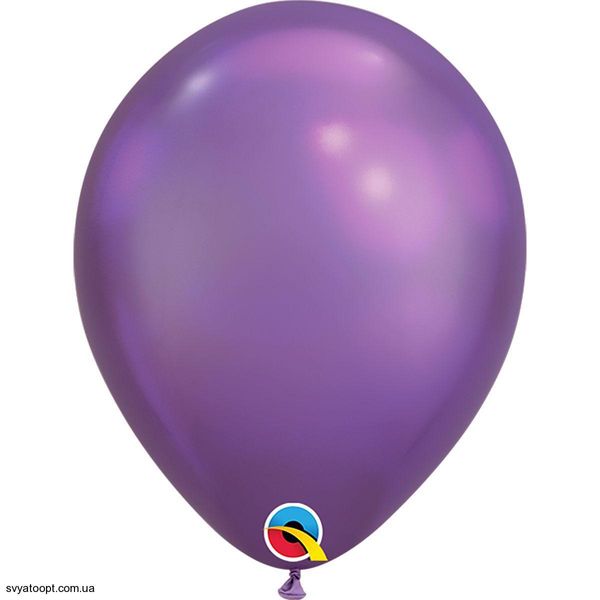 Повітряні кульки Qualatex Хром 7" (18 см) Фіолетовий (Purple) 3102-0499 фото