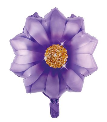 Фольгированная фигура "Голова цветка Фиолетовая" Т-4407 фото