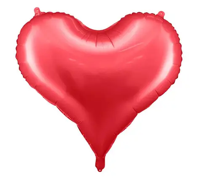Фольгована фігура Серце Червоне Partydeco FB141S-007 фото