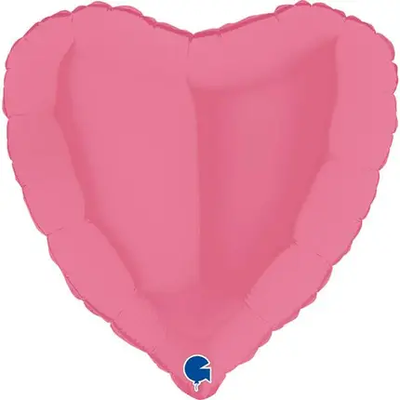 Фольга серце 18" Макарун Bubble Gum в Інд. упаковке (Grabo) 1830 фото