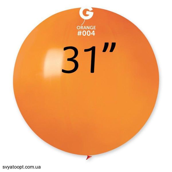 Шар-сюрприз Gemar 31" G220/04 (Оранжевый) (1 шт) 1102-0396 фото
